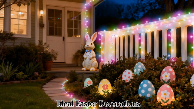 HOME LIGHTING 66ft Easter Decorative Mini Lights, 200 LED Clear